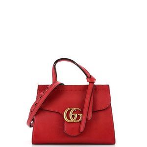 Gucci Red Leather Handbag